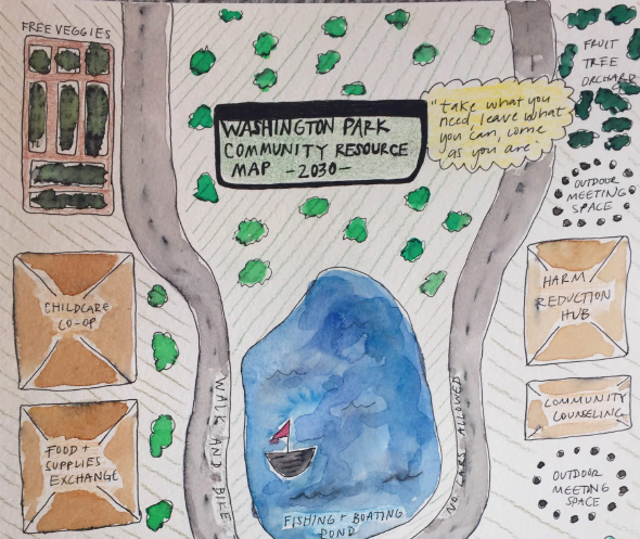 Washington Park sketch