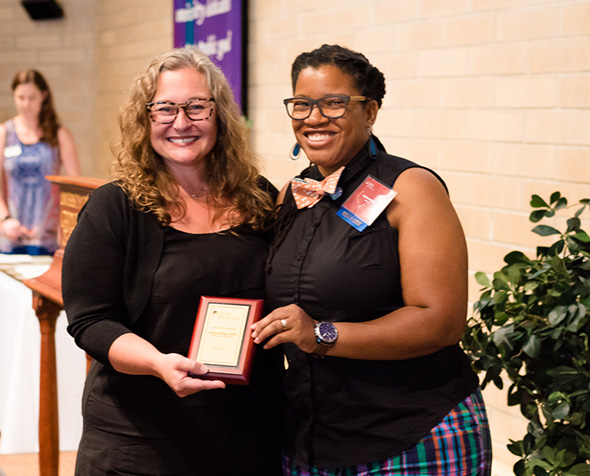 Amanda Moore McBride and Nadine Bridges