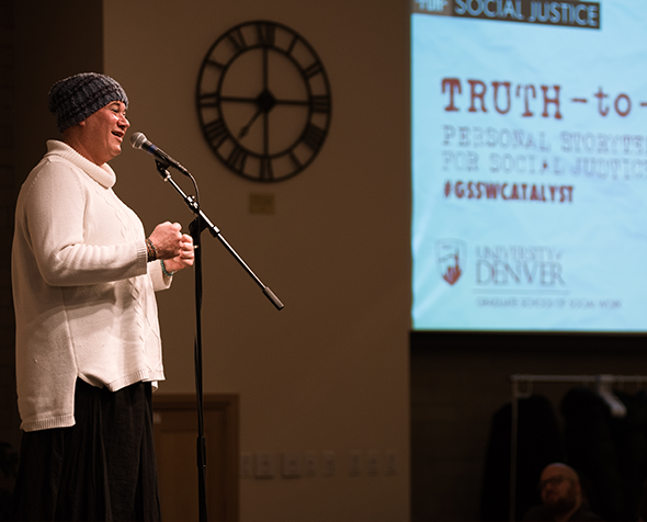 transgender individual at the Truth to Power event​