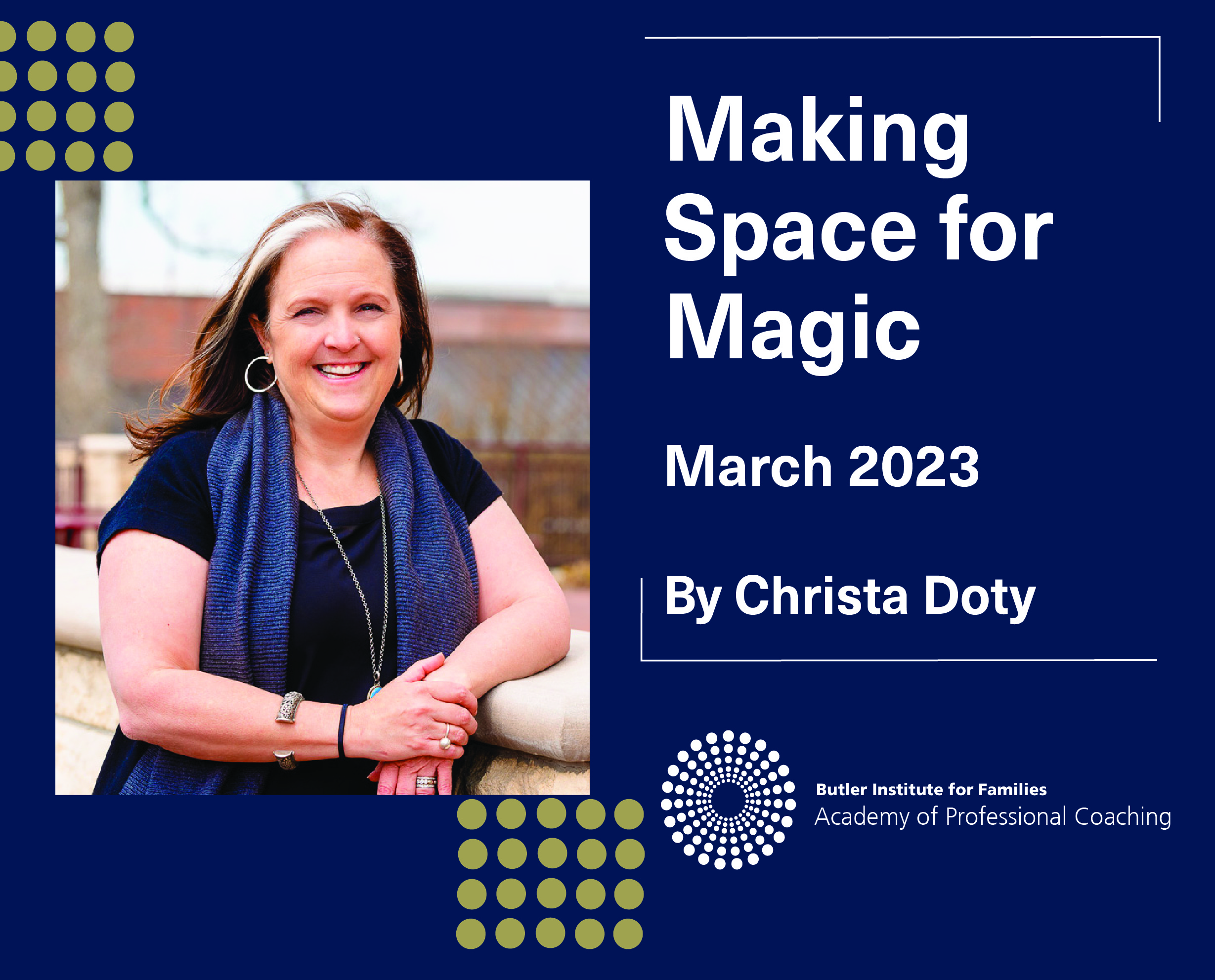 making space for magic quote