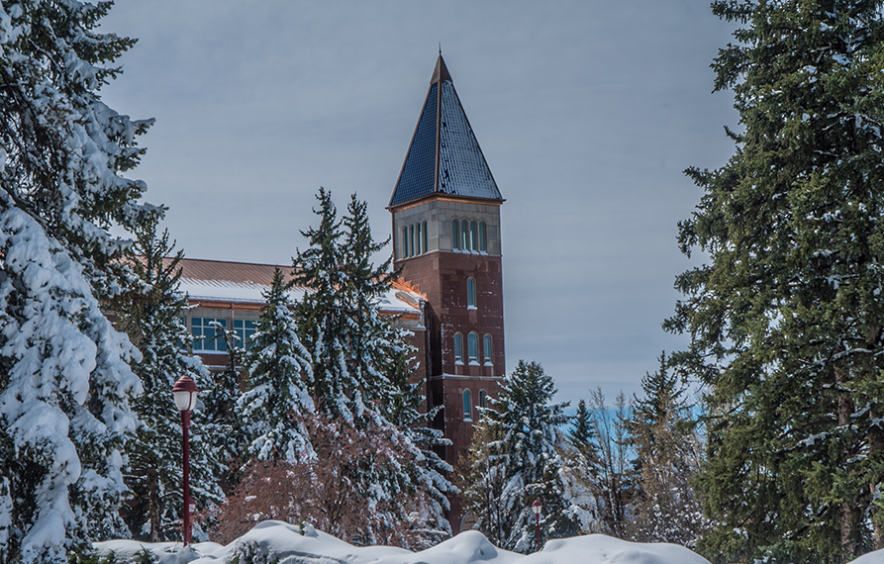 snowy campus