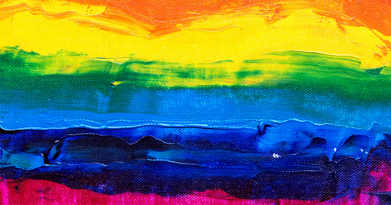 rainbow painting