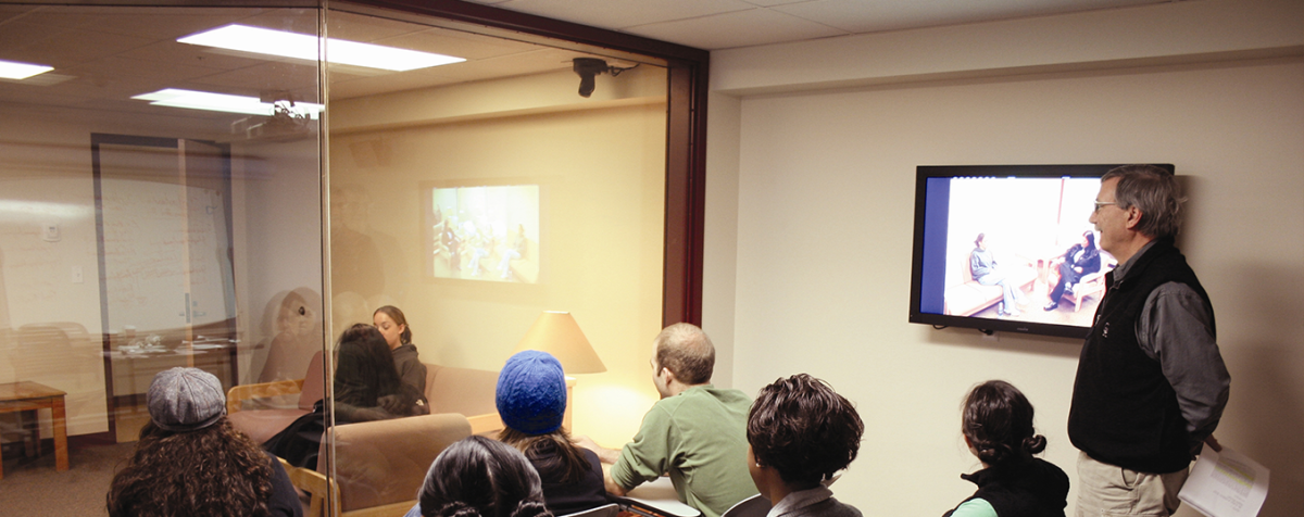 students in training room
