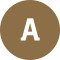 letter A icon
