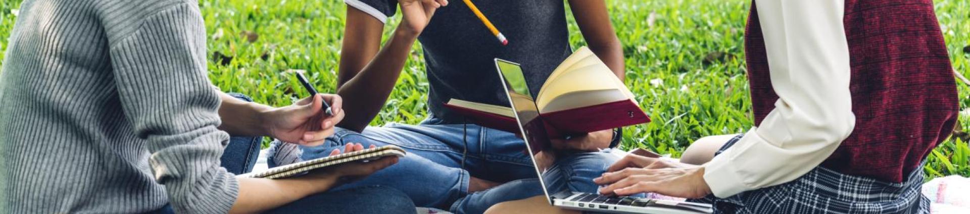 teens studying