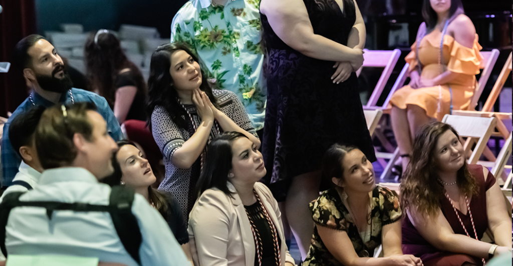 Western Colorado MSW students at commencement ceremony