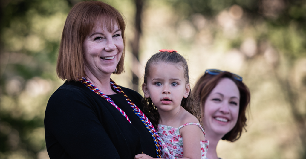 Western Colorado MSW student at commencement ceremony